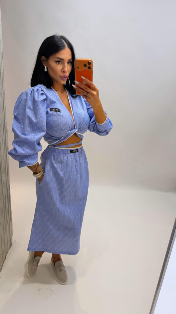 Riviera Sky Skirt