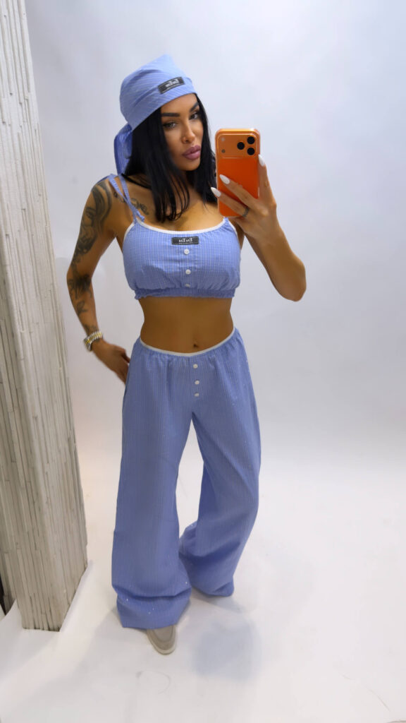 Crystal Blue Pants
